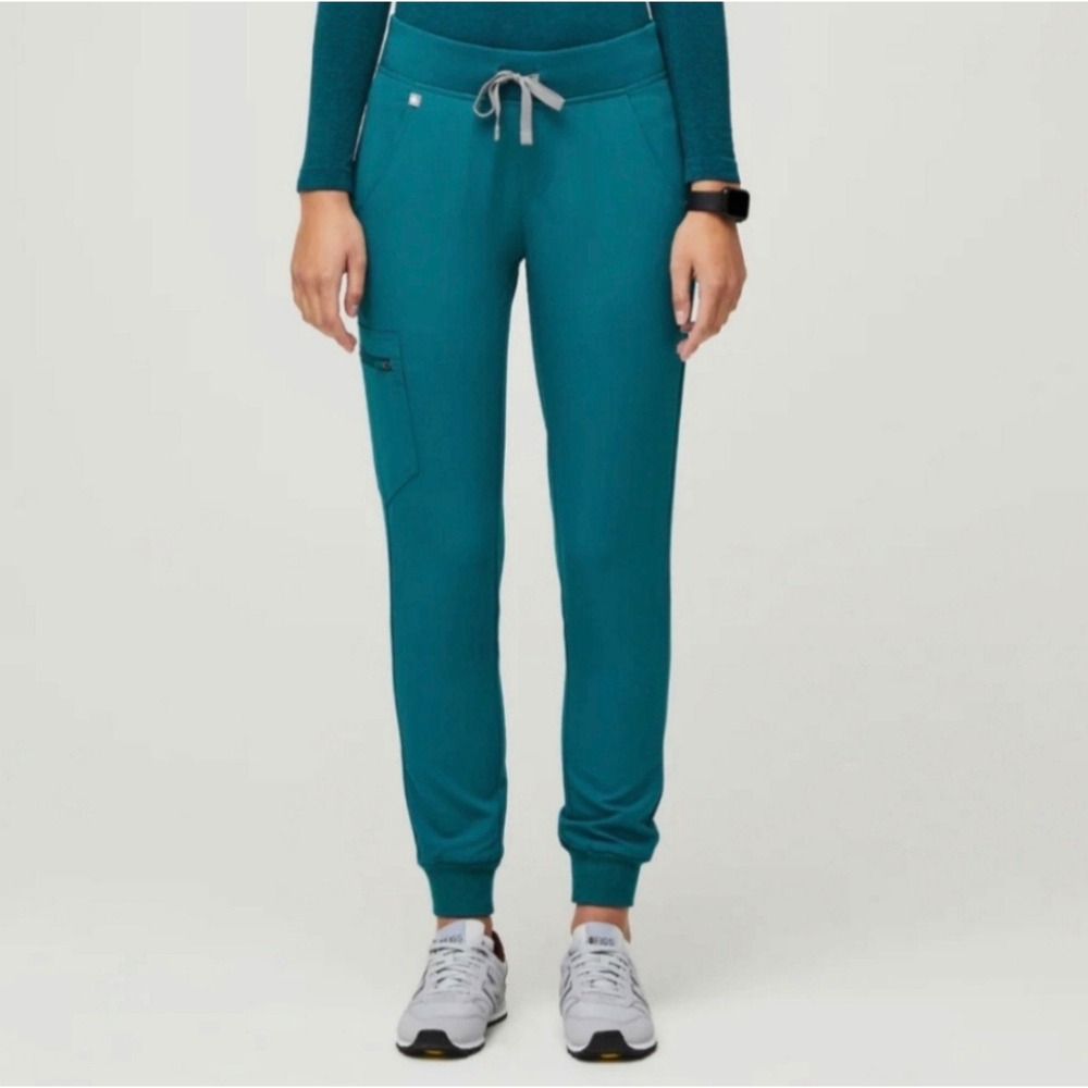 Figs Zamora Jogger Scrub Pants Pacific Blue Womens XXS Regular